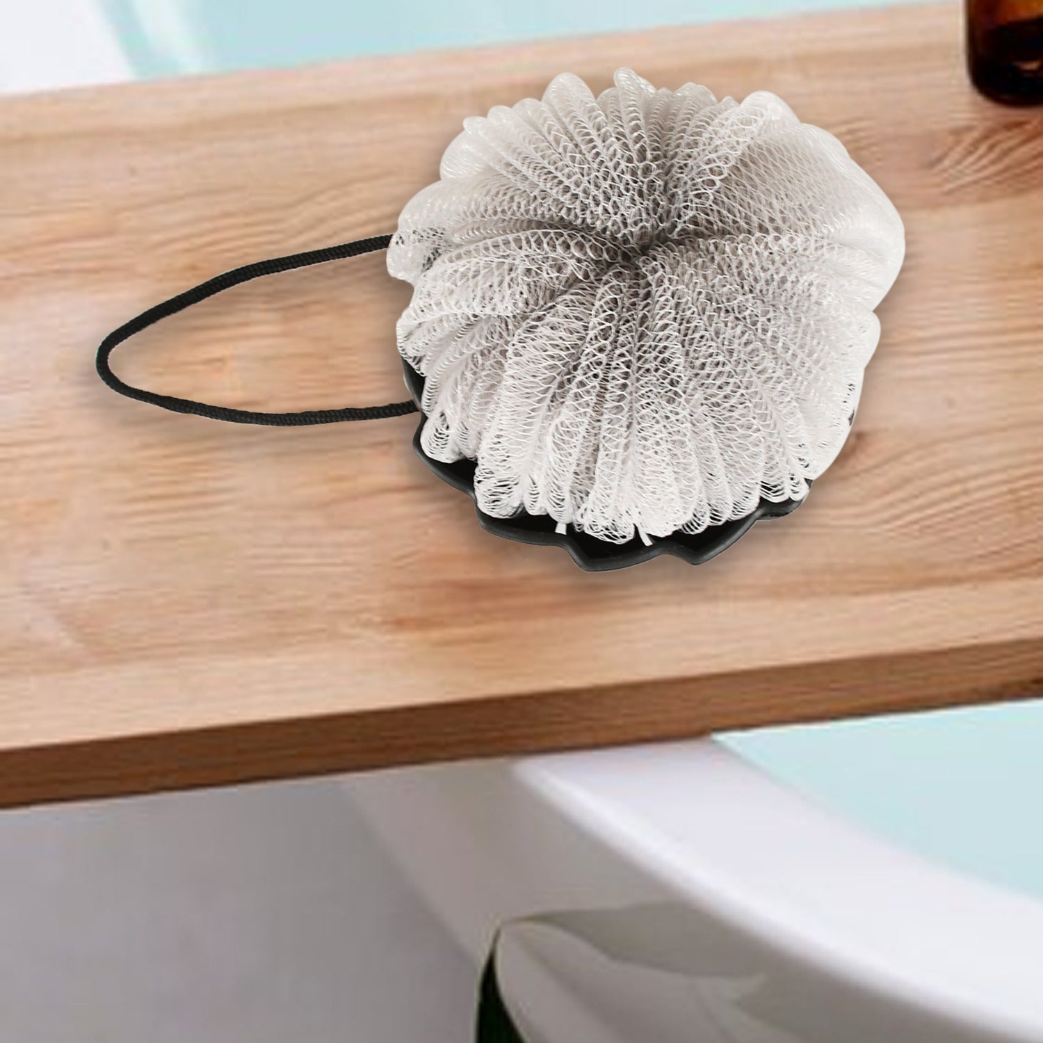 12607 Shower Tool Duo 2-1 Shower Loofah Sponge and Exfoliating Body Scrubber for Showering, Easy to Clean, Easy to Dry, With Dori Easy to Hanging, Easy to Grip 12607 Shower Tool Duo 2-1 Shower Loofah Sponge and Exfoliating Body Scrubber for Showering, Easy to Clean, Easy to Dry, With Dori Easy to Hanging, Easy to Grip